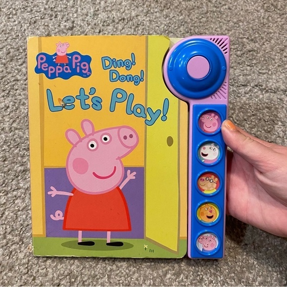 Peppa Pig Let's Play Sound Book - Pink and Blue Button Music Noise - Picture 2 of 3